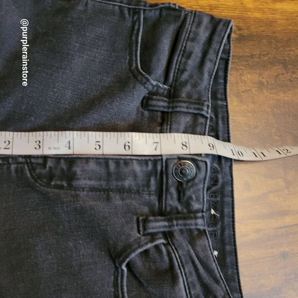 American Eagle Jeans 0 S Hi Rise Jegging Next Level Stretch Black Wash Denim - Picture 10 of 13